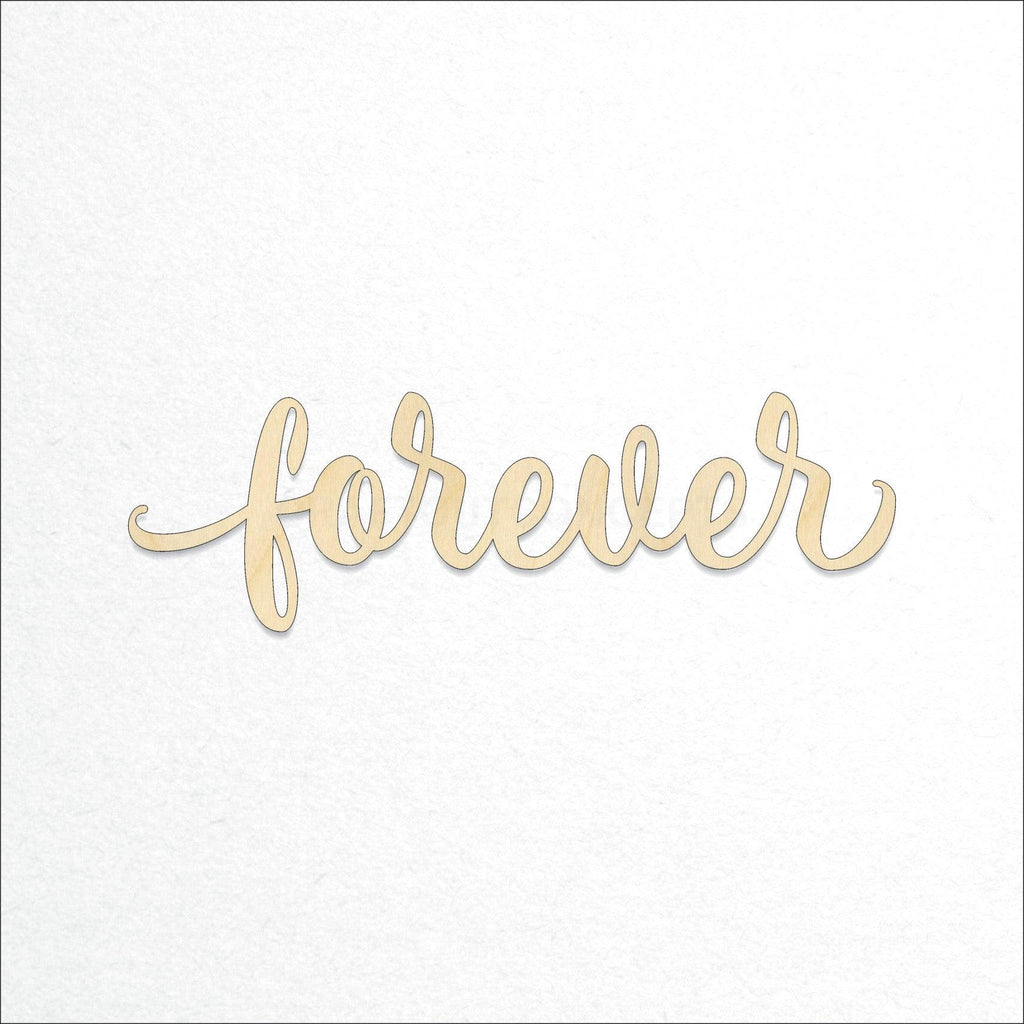 A Product photo showing our laser cut Forever Craft Shape available for purchase.