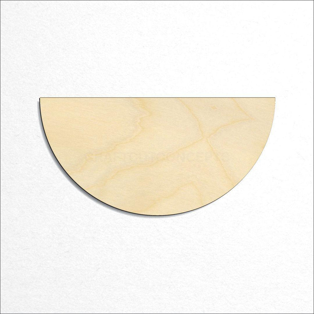 Wooden Semi Circle craft shape available in sizes of 1 inch and up