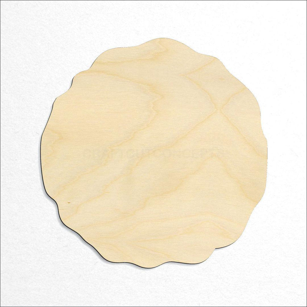 Wooden Rough Circle craft shape available in sizes of 1 inch and up