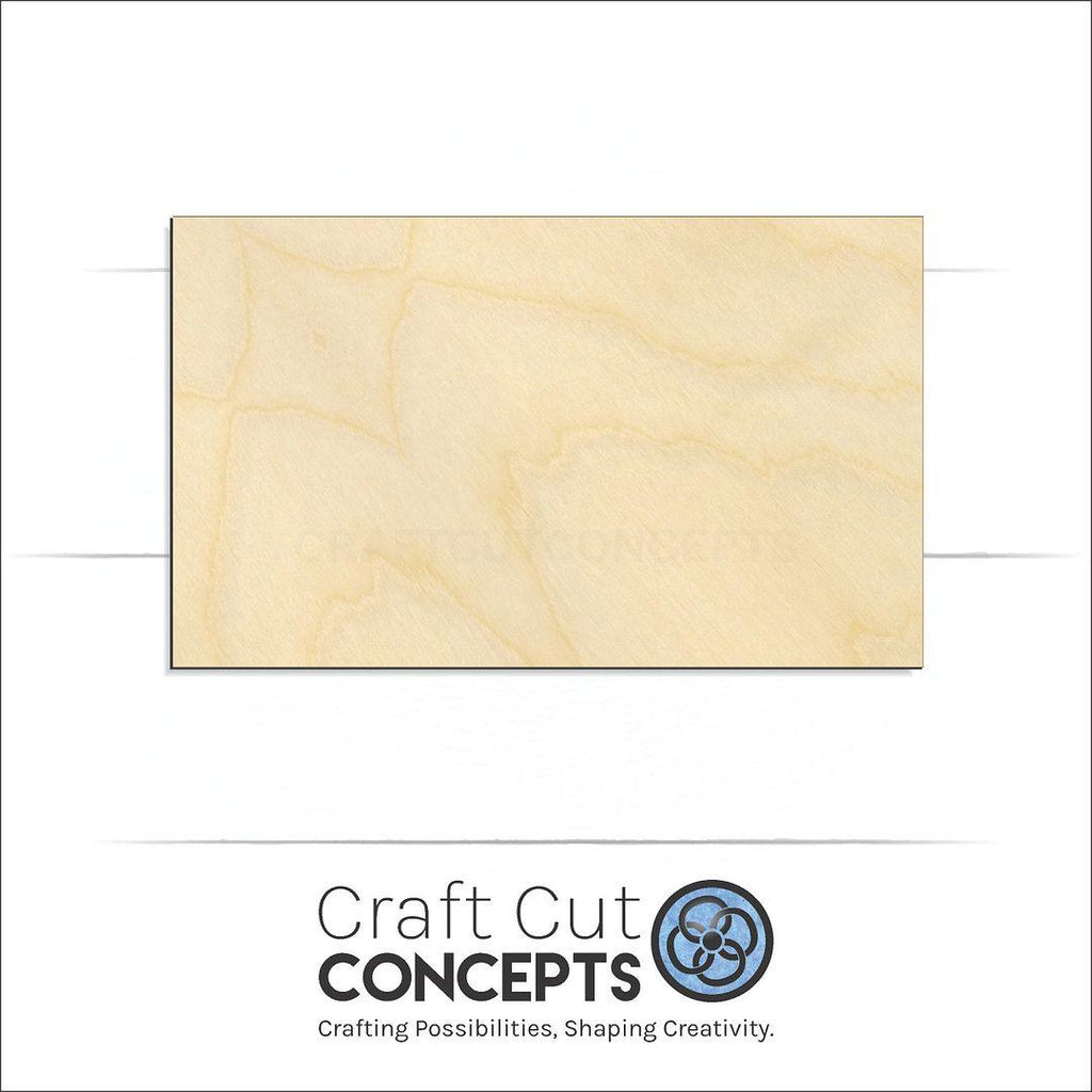 Craft Cut Concepts Logo under a wood 60P Rectangle craft shape and blank