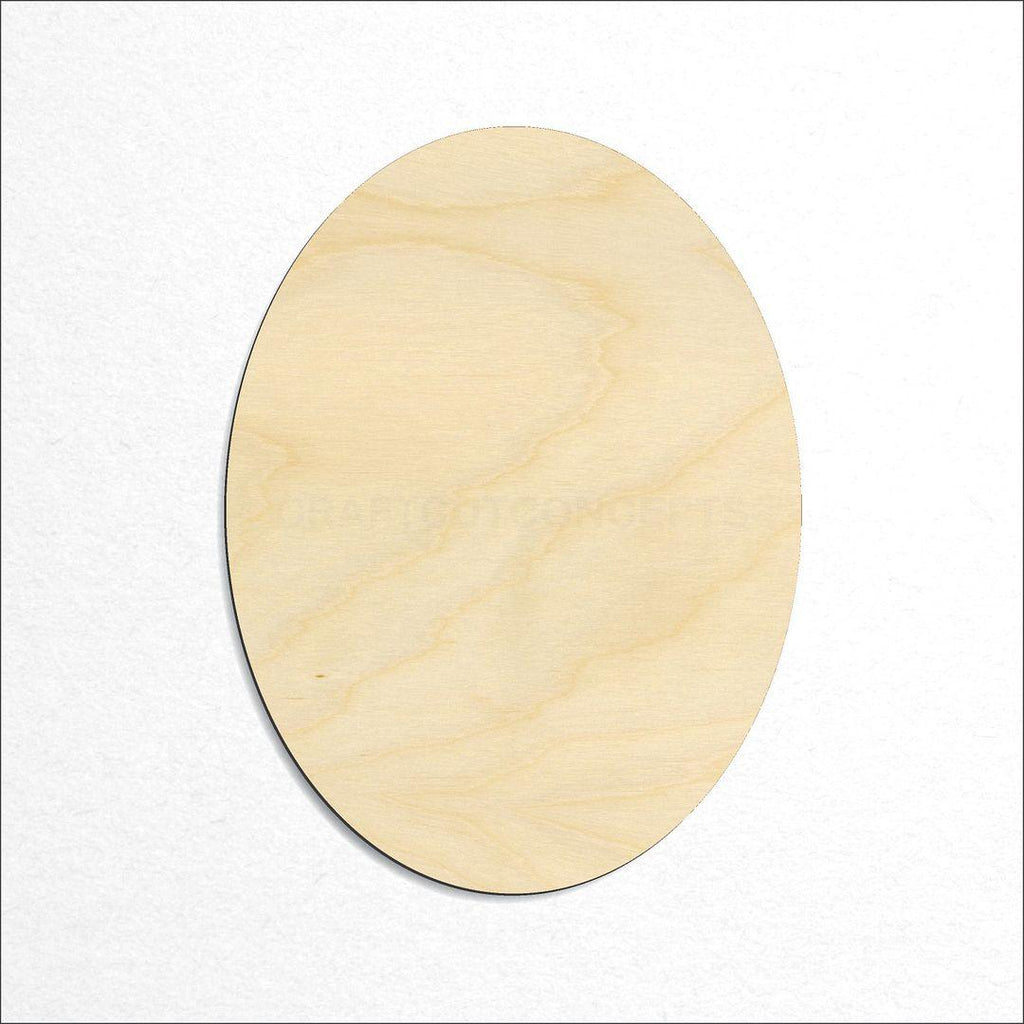 Wooden Oval craft shape available in sizes of 1 inch and up