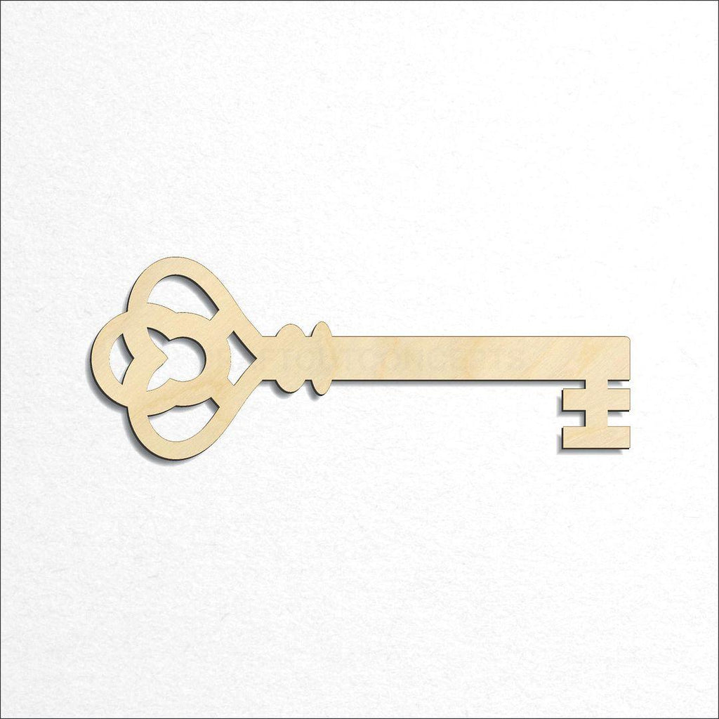 Wooden Skeleton Key-2 craft shape available in sizes of 2 inch and up