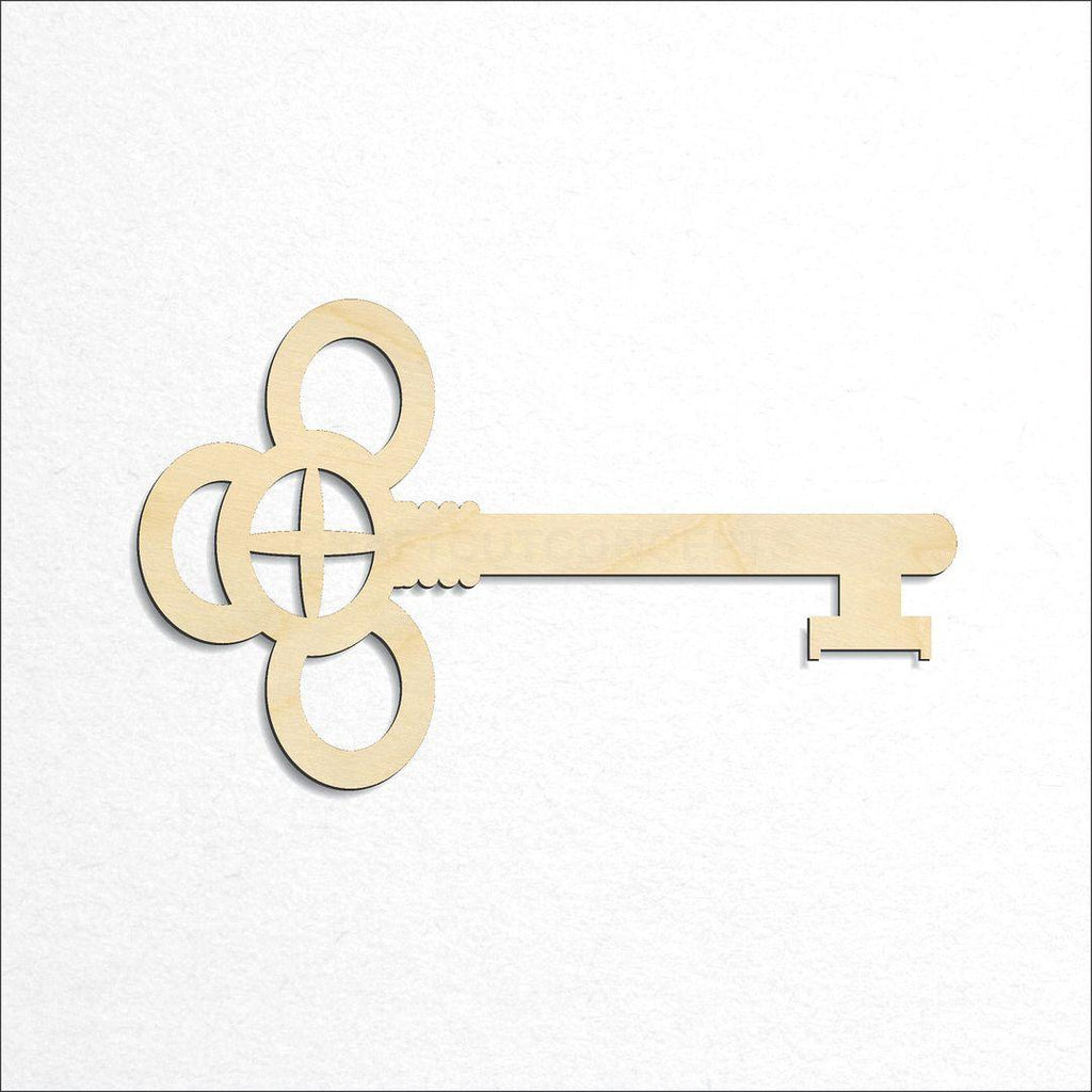 Wooden Skeleton Key-3 craft shape available in sizes of 3 inch and up