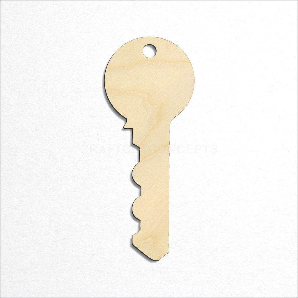 Wooden Key craft shape available in sizes of 1 inch and up