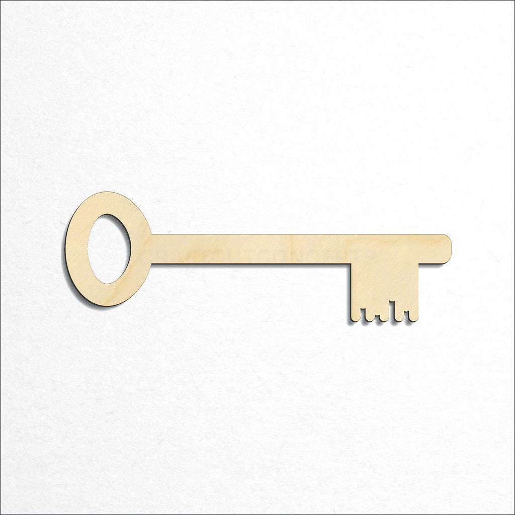 Wooden House Top Key craft shape available in sizes of 2 inch and up