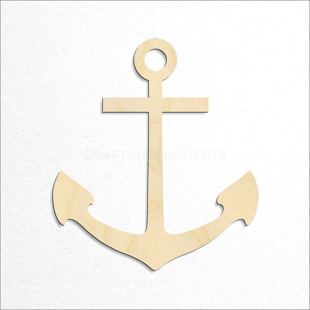 Wooden Anchor-2 craft shape available in sizes of 2 inch and up