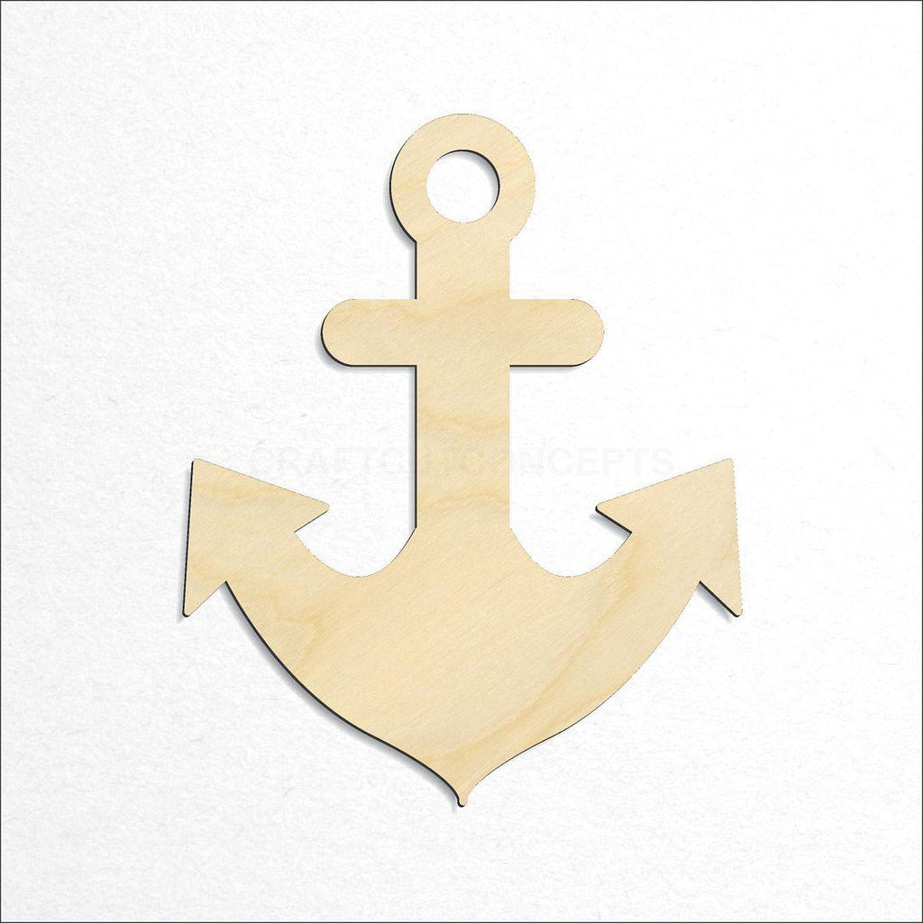 Wooden Anchor-5 craft shape available in sizes of 2 inch and up
