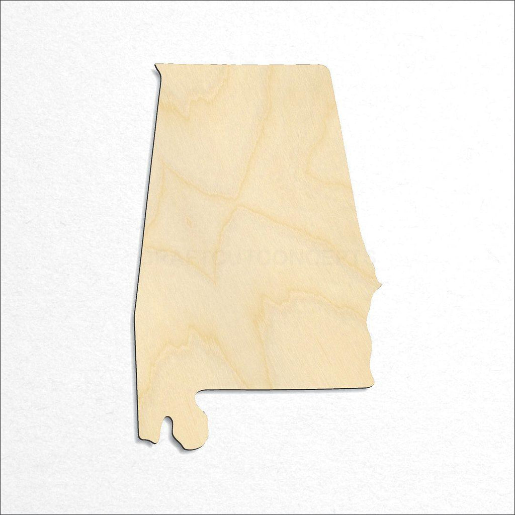 Wooden State - Alabama CRAFTY craft shape available in sizes of 1 inch and up