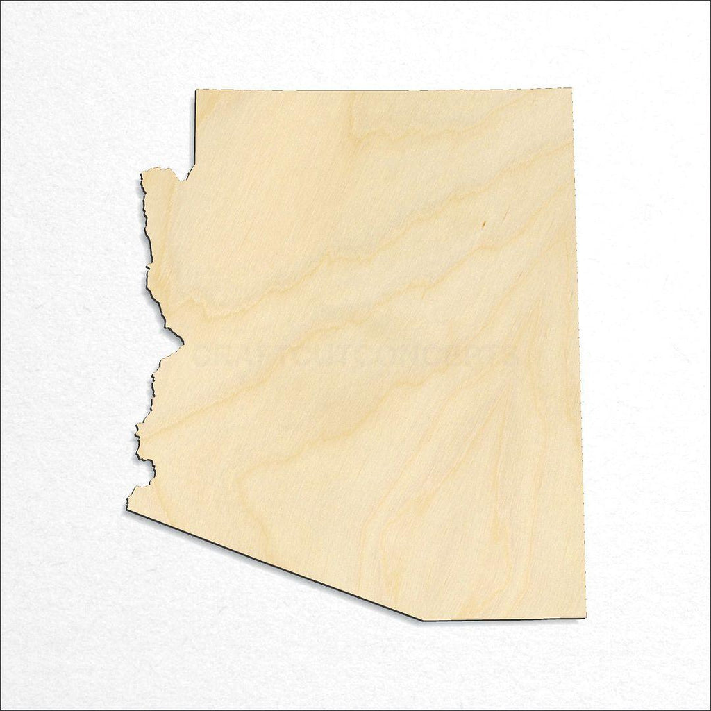 Wooden State - Arizona craft shape available in sizes of 1 inch and up