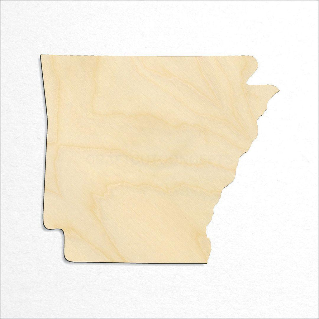 Wooden State - Arkansas CRAFTY craft shape available in sizes of 1 inch and up