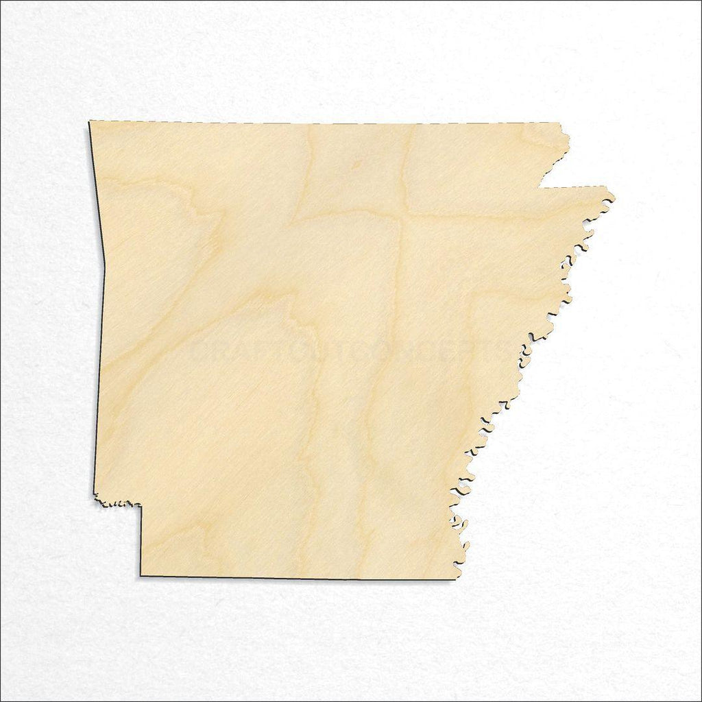 Wooden State - Arkansas craft shape available in sizes of 1 inch and up