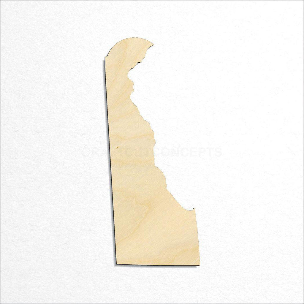 Wooden State - Delaware CRAFTY craft shape available in sizes of 1 inch and up