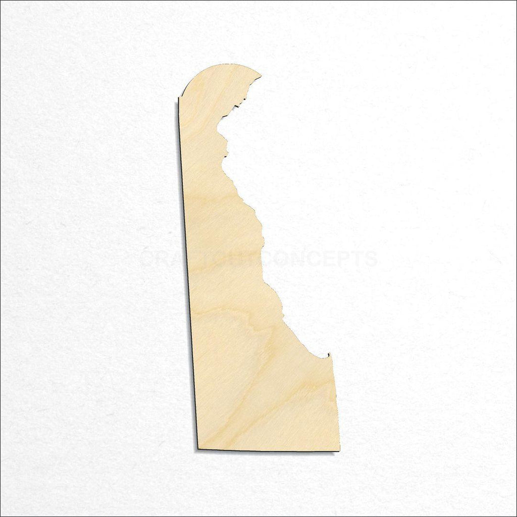 Wooden State - Delaware craft shape available in sizes of 1 inch and up