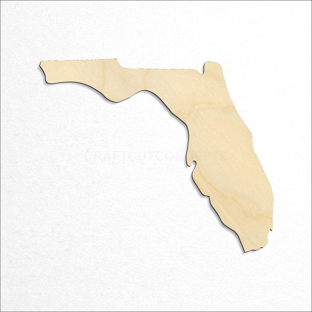 Wooden State - Florida CRAFTY craft shape available in sizes of 1 inch and up