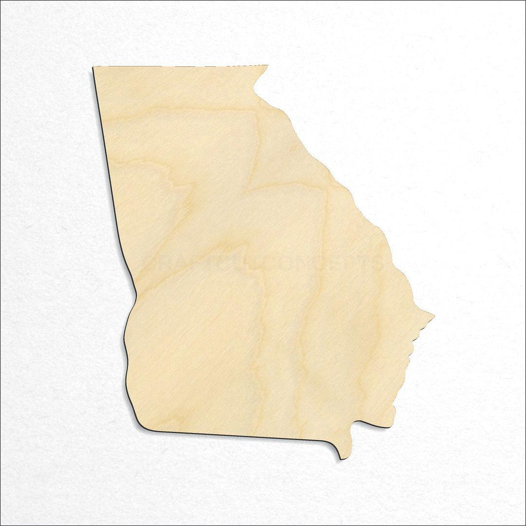 Wooden State - Georgia CRAFTY craft shape available in sizes of 1 inch and up