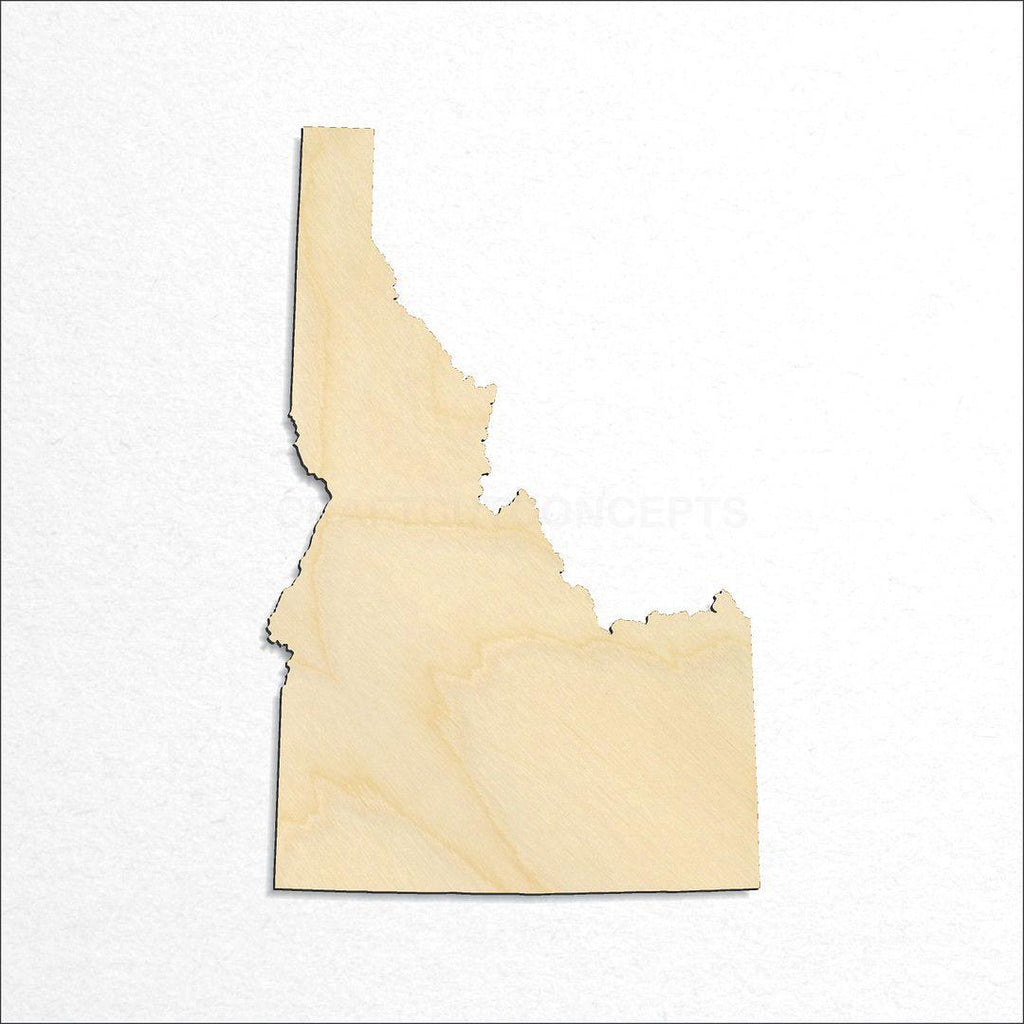 Wooden State - Idaho craft shape available in sizes of 2 inch and up