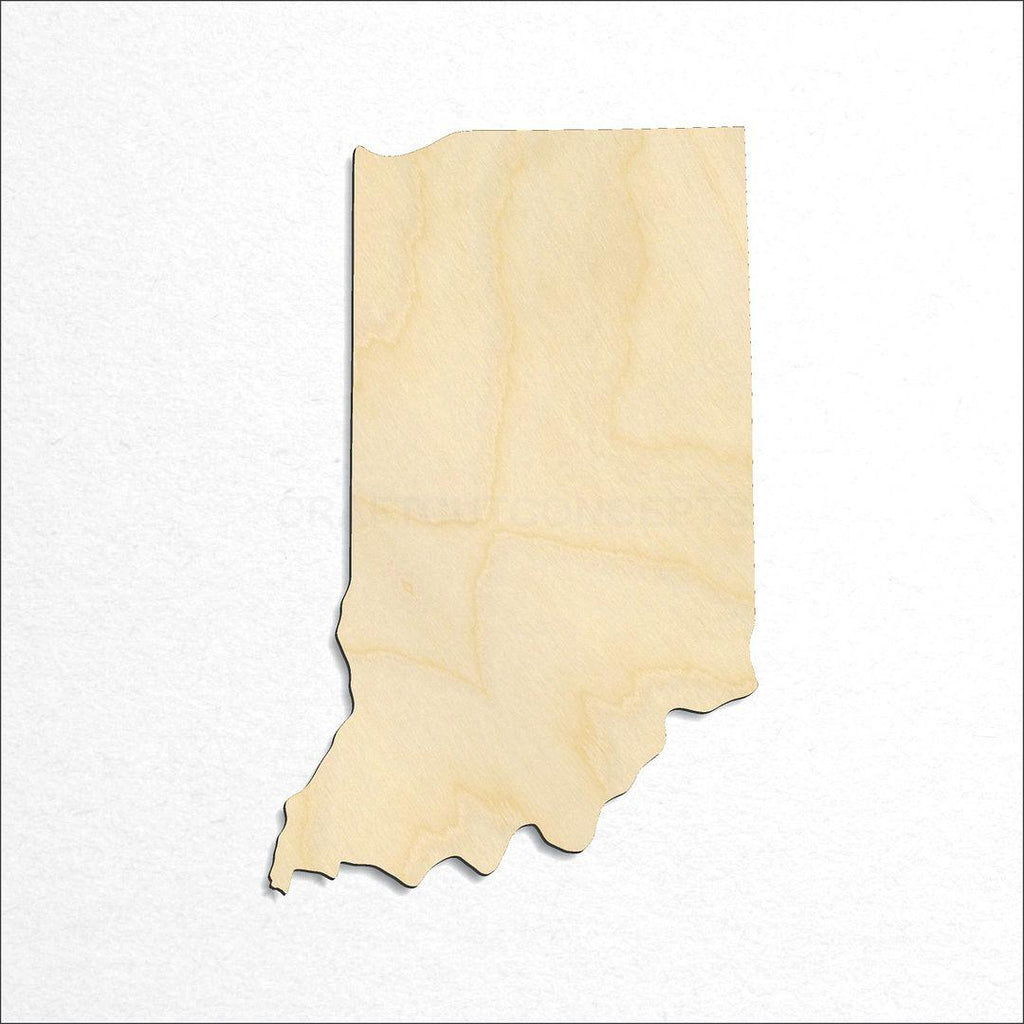 Wooden State - Indiana CRAFTY craft shape available in sizes of 1 inch and up