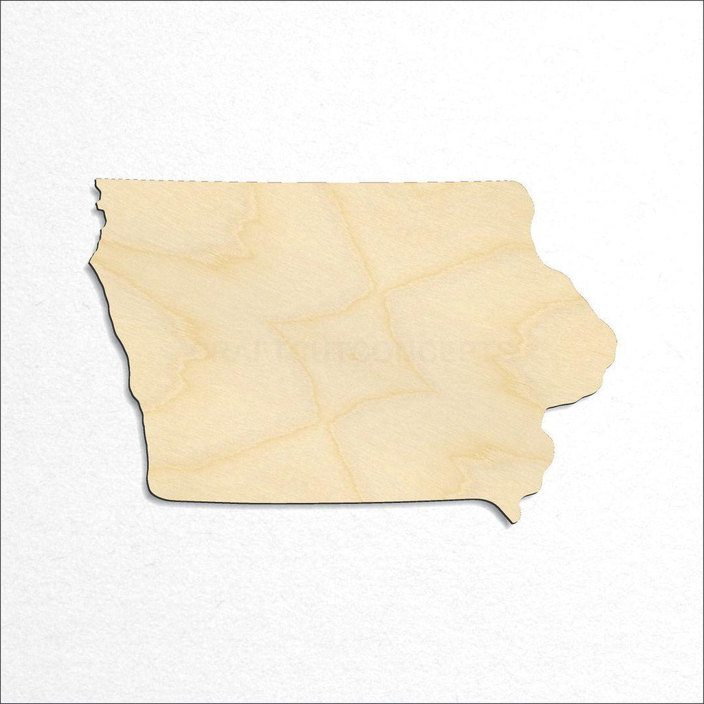 Wooden State - Iowa CRAFTY craft shape available in sizes of 1 inch and up