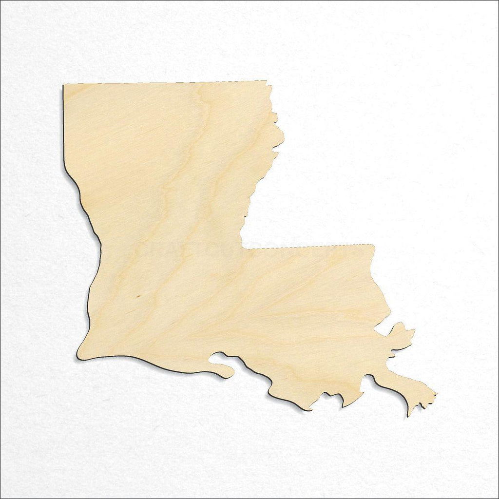 Wooden State - Louisiana CRAFTY craft shape available in sizes of 1 inch and up