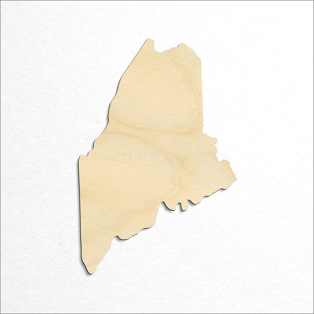 Wooden State - Maine CRAFTY craft shape available in sizes of 1 inch and up