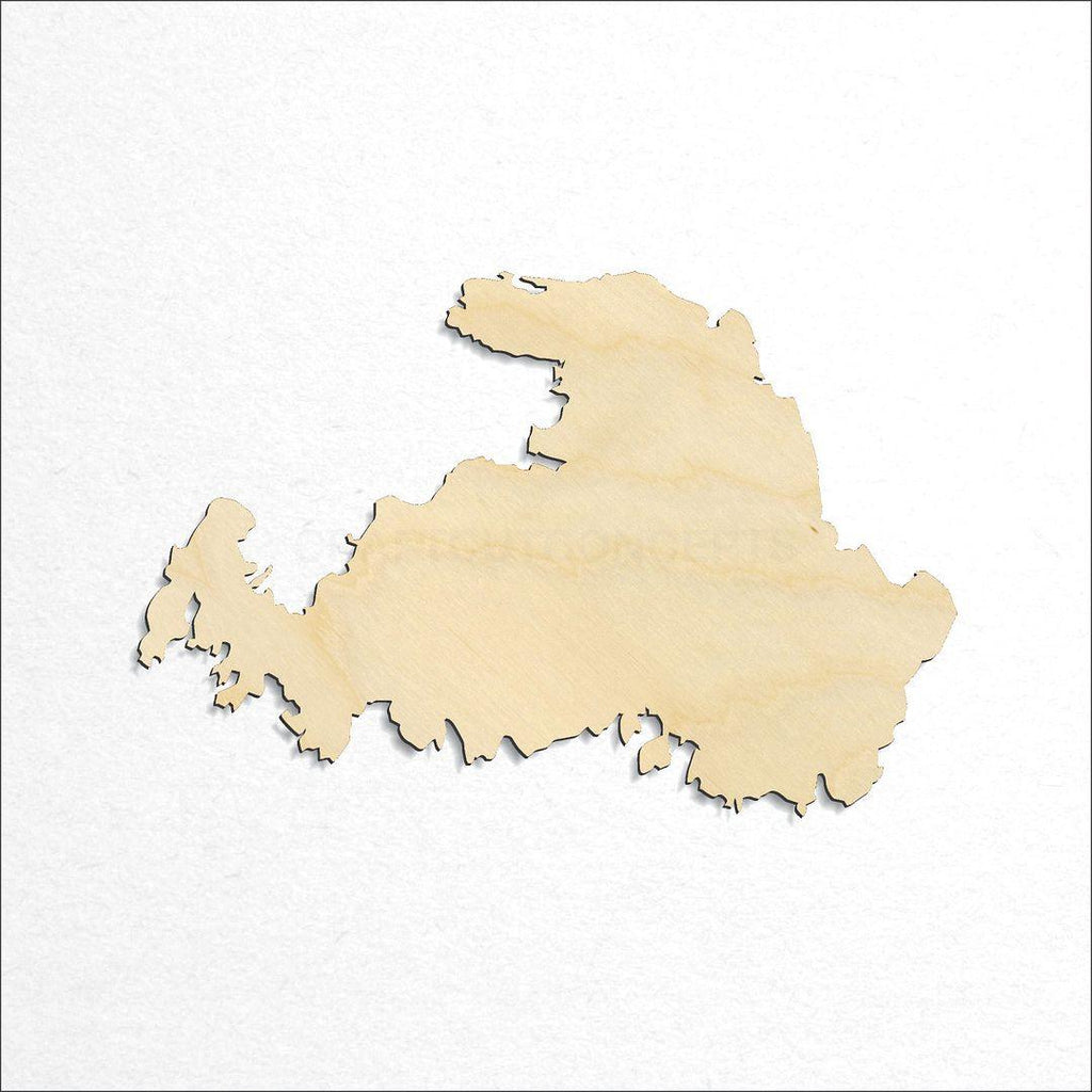 Wooden State - Michigan Druman Island craft shape available in sizes of 4 inch and up