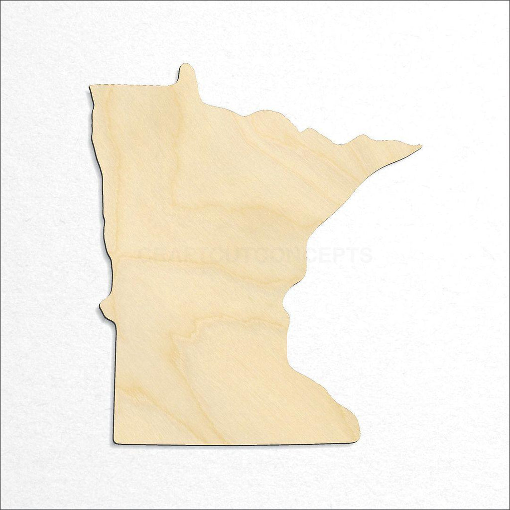 Wooden State - Minnesota CRAFTY craft shape available in sizes of 1 inch and up