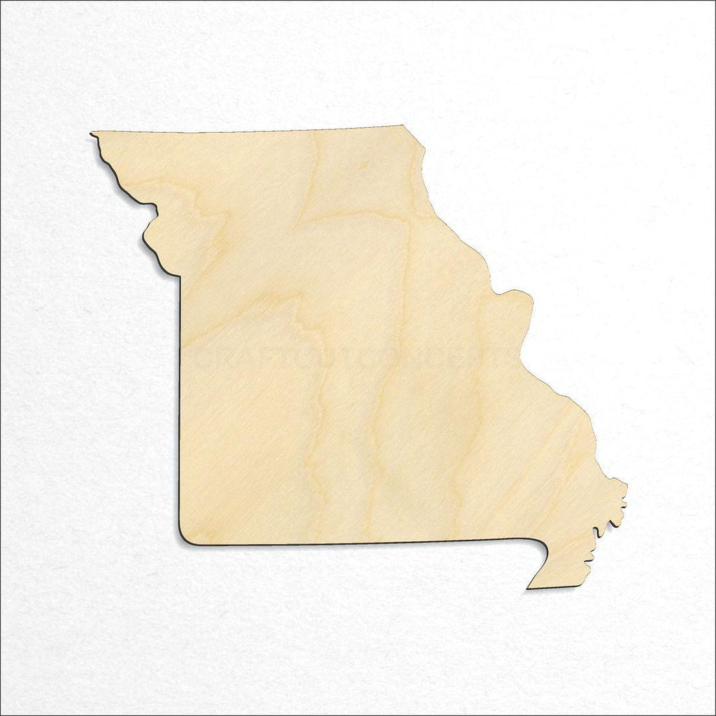 Wooden State - Missouri CRAFTY craft shape available in sizes of 1 inch and up