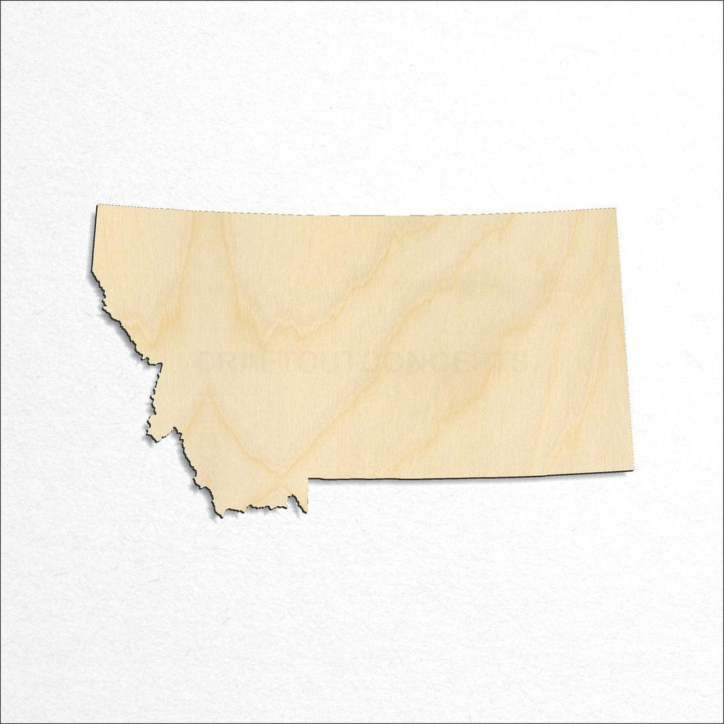 Wooden State - Montana craft shape available in sizes of 1 inch and up