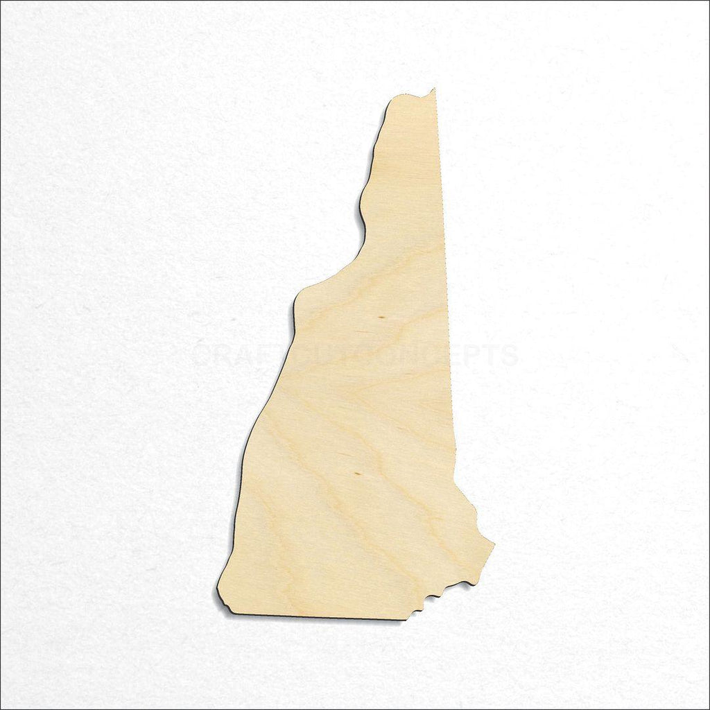 Wooden State - New Hampshire CRAFTY craft shape available in sizes of 1 inch and up