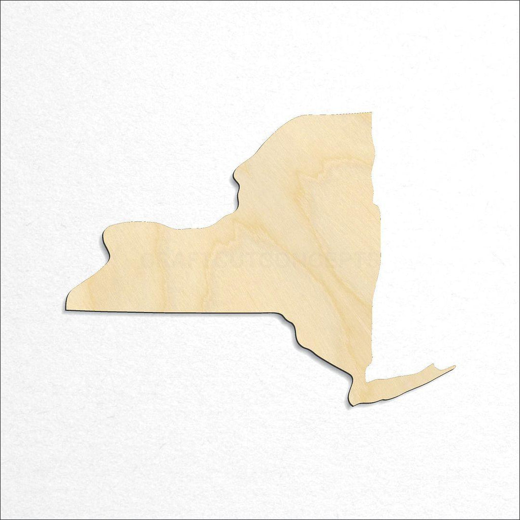 Wooden State - New York CRAFTY craft shape available in sizes of 1 inch and up