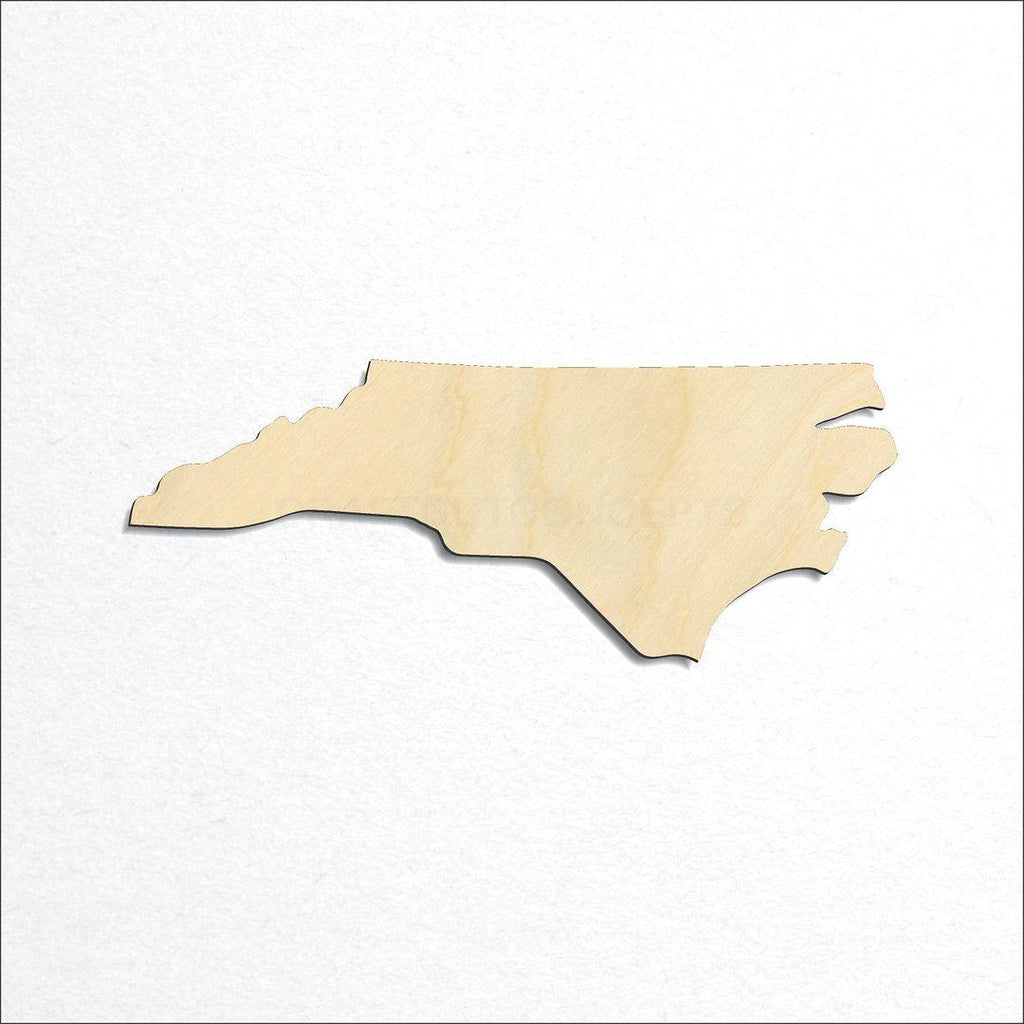 Wooden State - North Carolina CRAFTY craft shape available in sizes of 1 inch and up