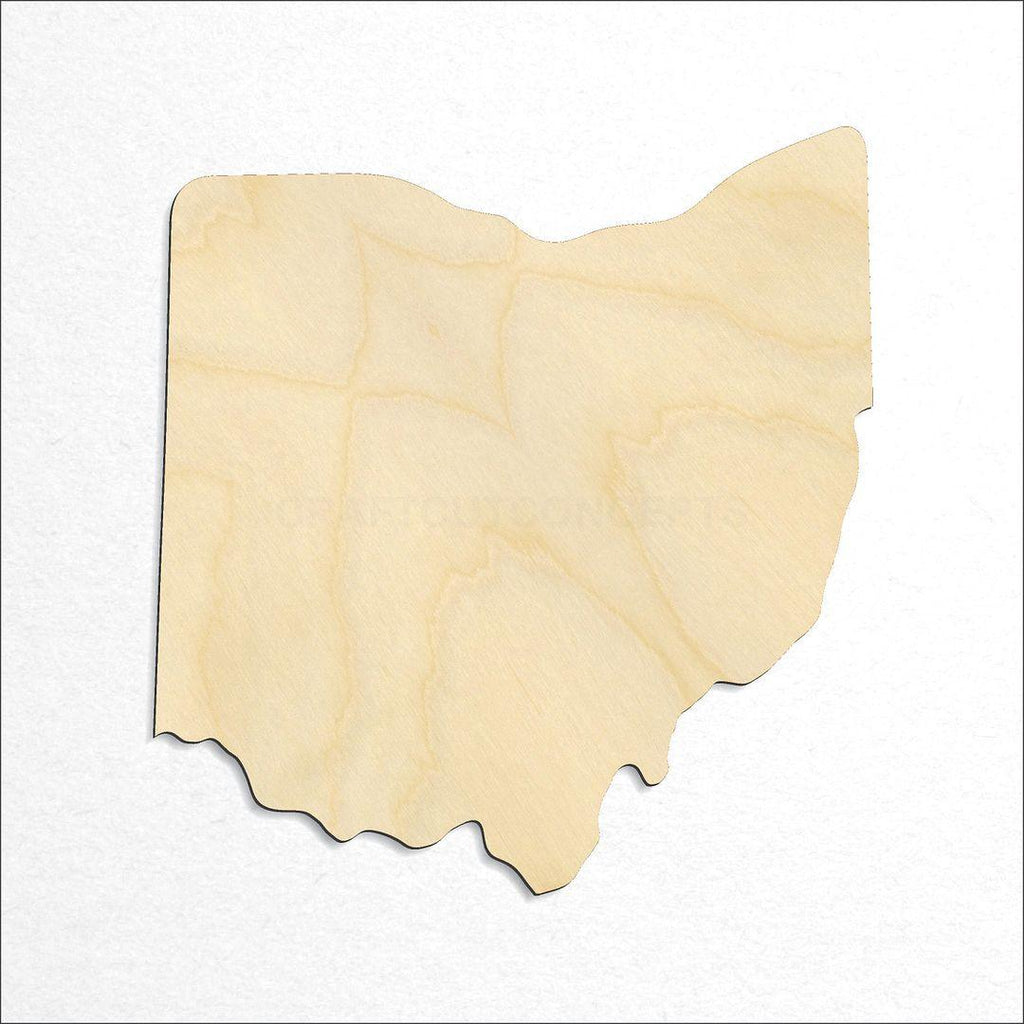 Wooden State - Ohio CRAFTY craft shape available in sizes of 1 inch and up
