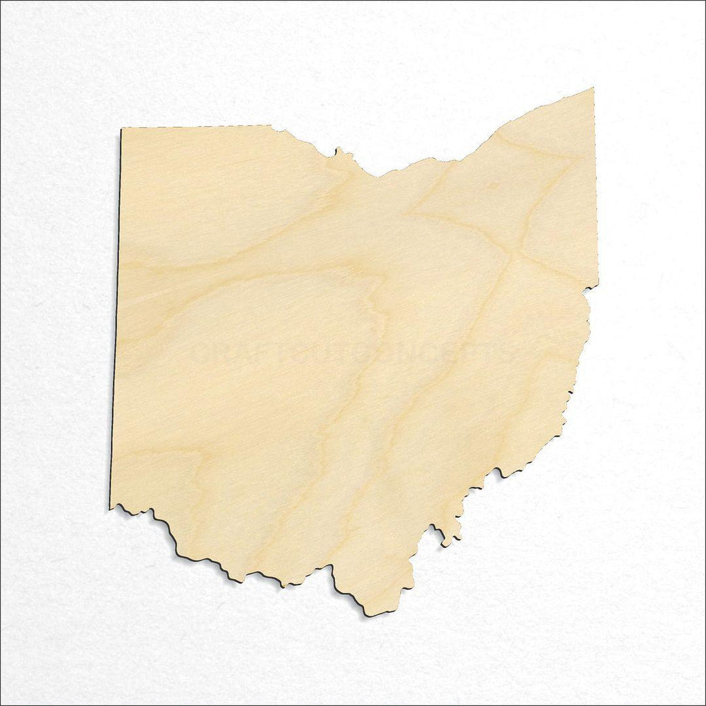 Wooden State - Ohio craft shape available in sizes of 2 inch and up
