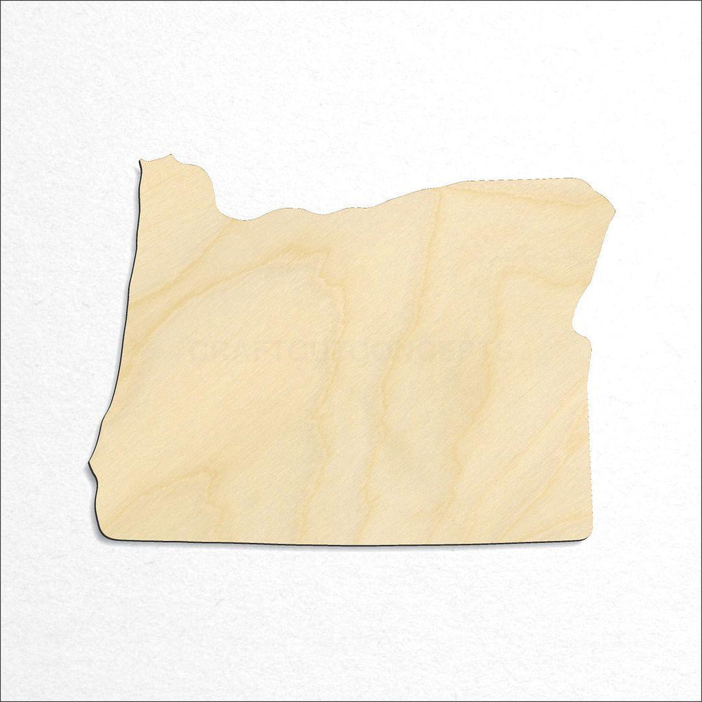 Wooden State - Oregon CRAFTY craft shape available in sizes of 1 inch and up