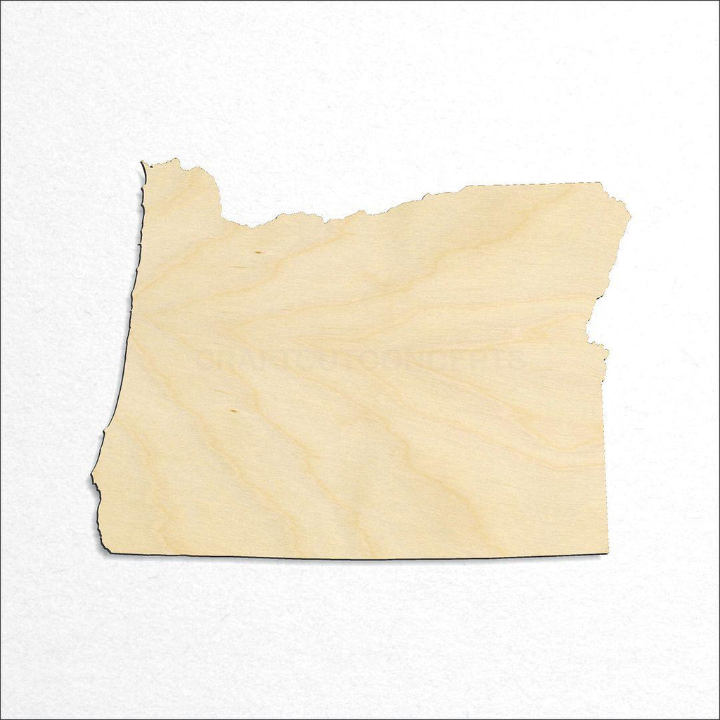 Wooden State - Oregon craft shape available in sizes of 2 inch and up