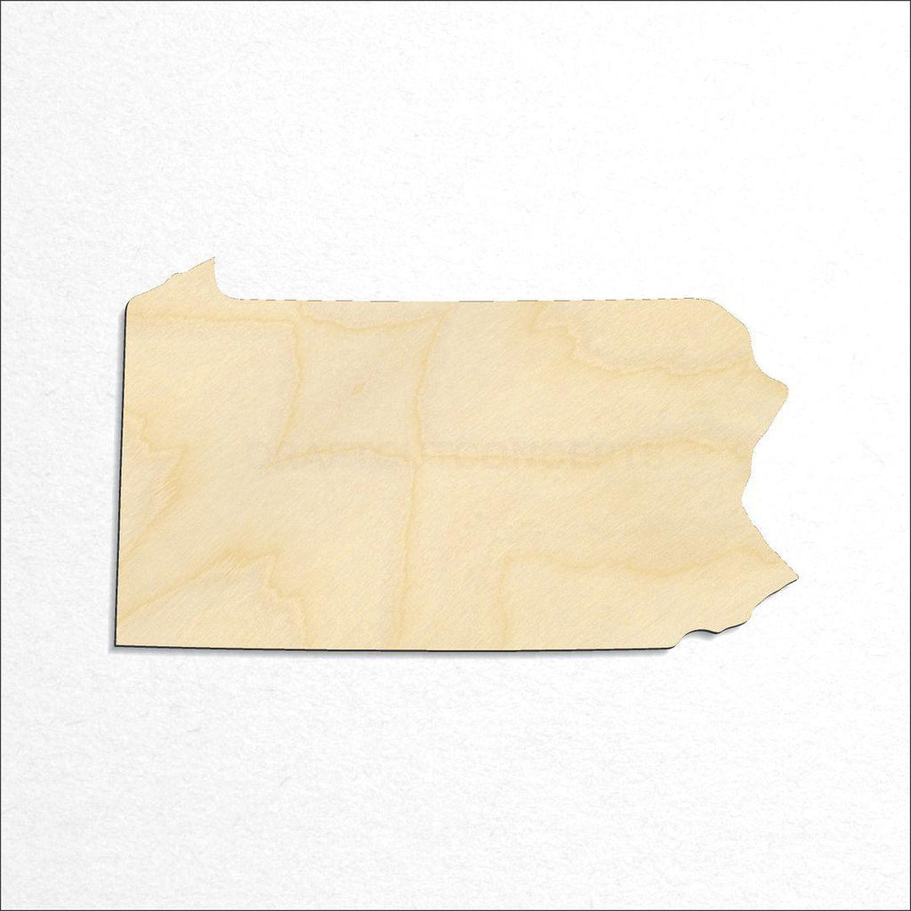 Wooden State - Pennsylvania CRAFTY craft shape available in sizes of 1 inch and up