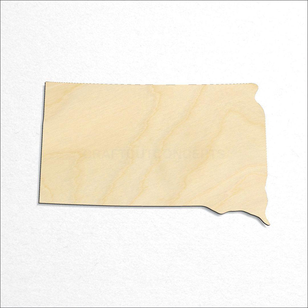 Wooden State - South Dakota CRAFTY craft shape available in sizes of 1 inch and up