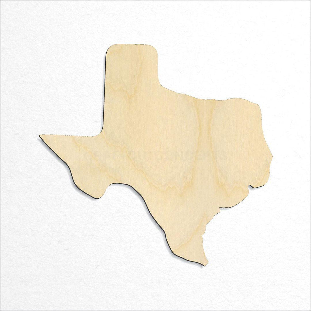 Wooden State - Texas CRAFTY craft shape available in sizes of 1 inch and up