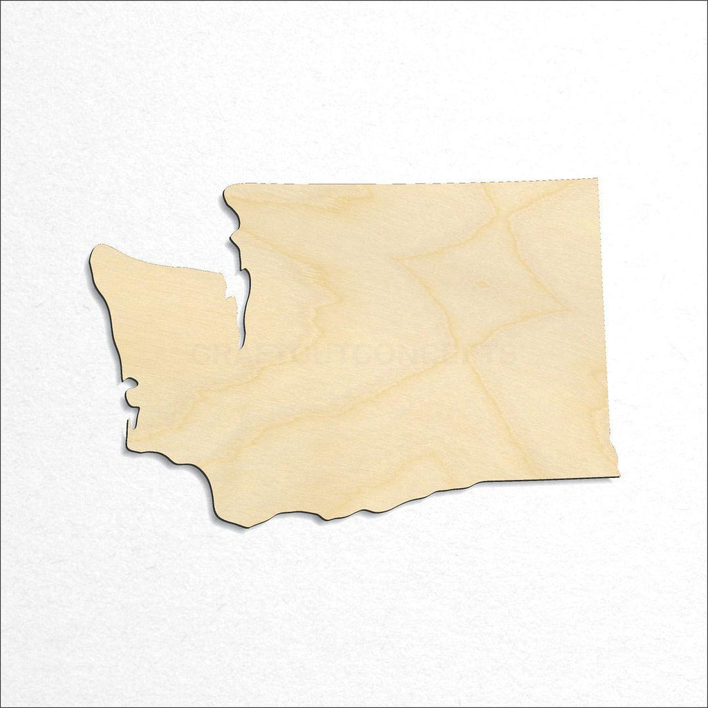 Wooden State - Washington CRAFTY craft shape available in sizes of 1 inch and up