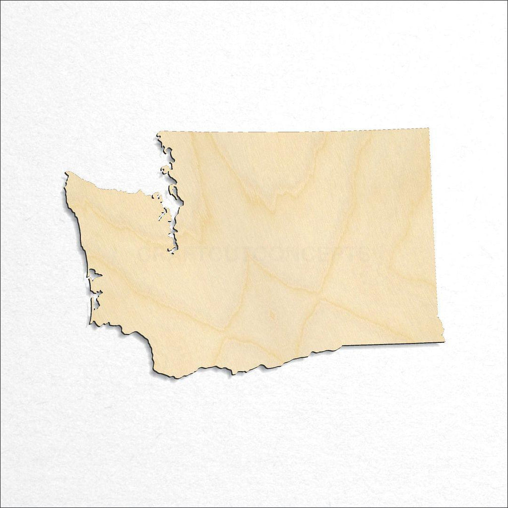 Wooden State - Washington craft shape available in sizes of 3 inch and up