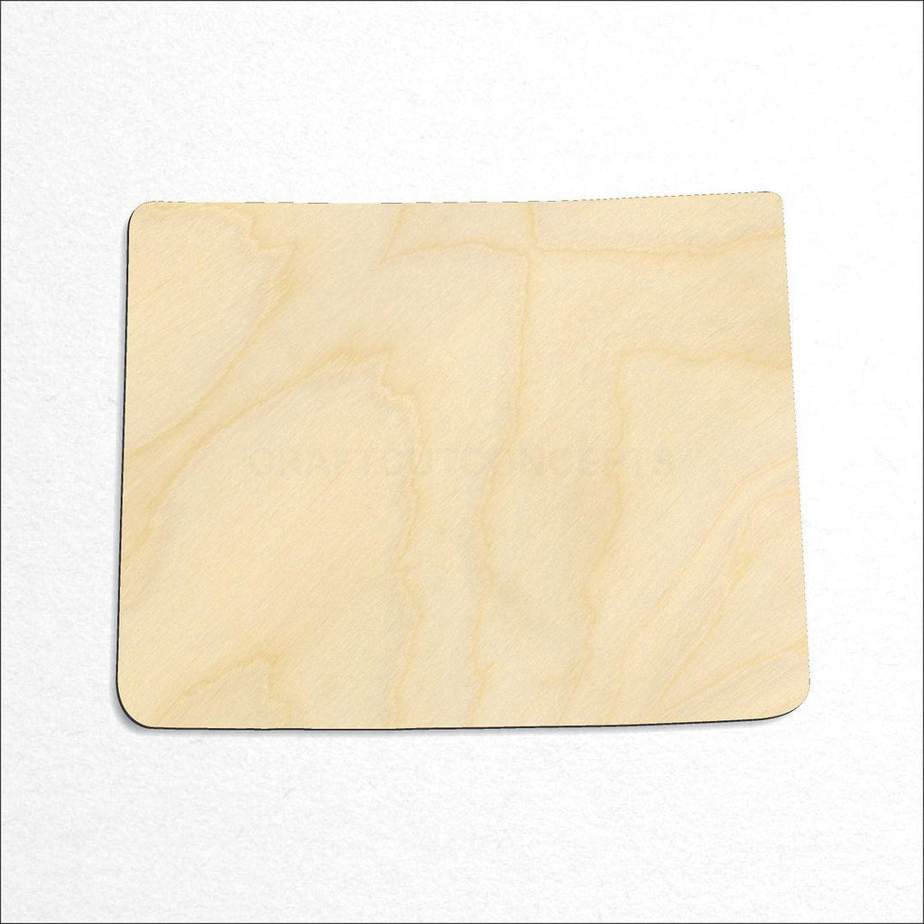 Wooden State - Wyoming CRAFTY craft shape available in sizes of 1 inch and up