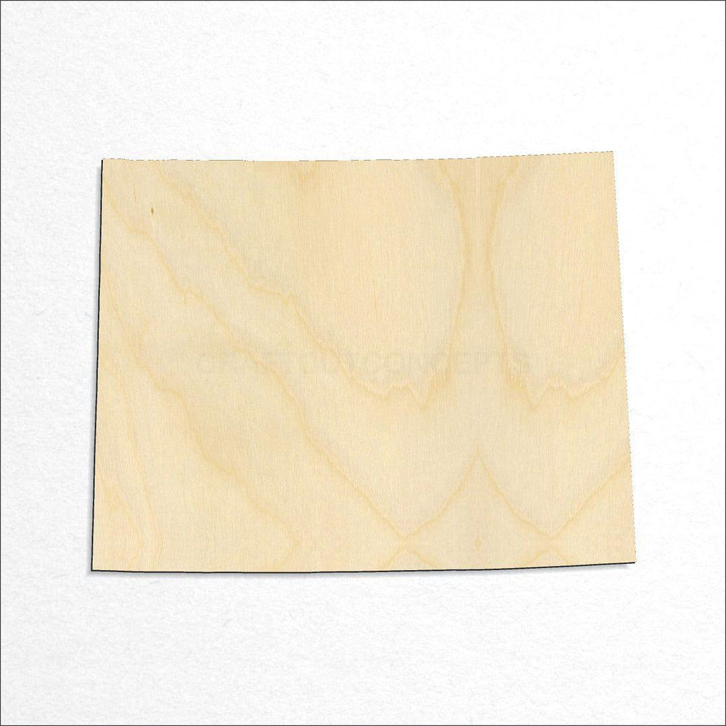 Wooden State - Wyoming craft shape available in sizes of 1 inch and up