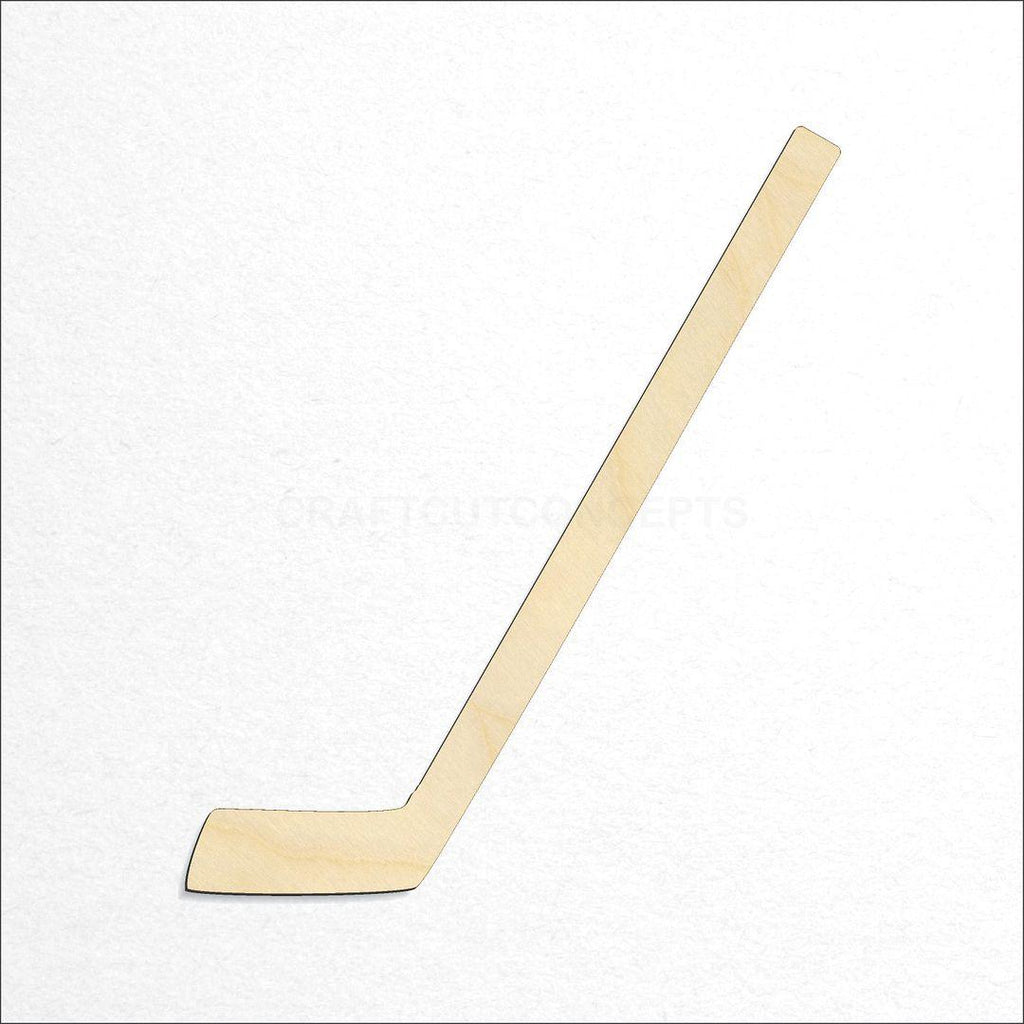 Wooden Sports - Hockey Stick craft shape available in sizes of 3 inch and up
