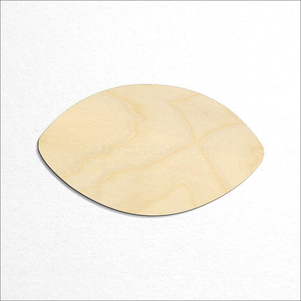 Wooden Sports - Football -2 craft shape available in sizes of 1 inch and up
