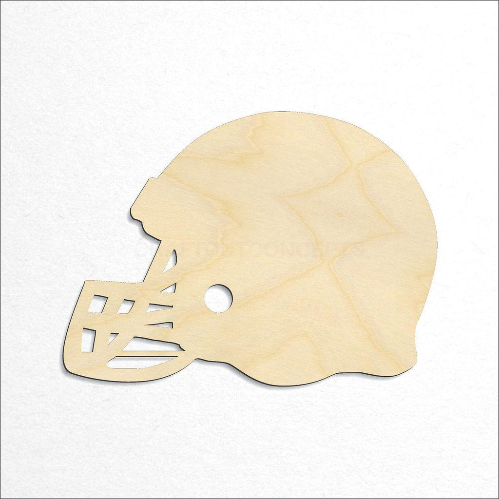 Wooden Sports - Helmet - Baseball craft shape available in sizes of 3 inch and up