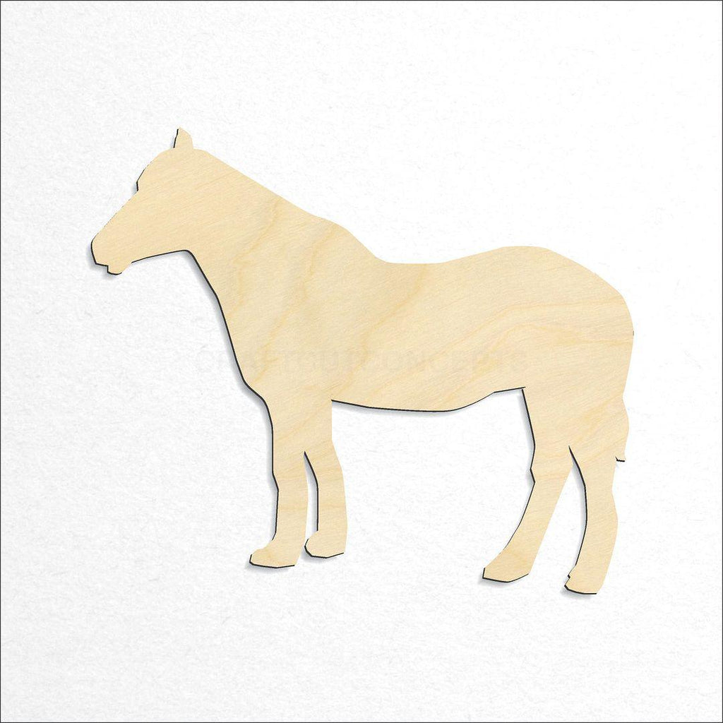 Wooden Horse -3 craft shape available in sizes of 2 inch and up