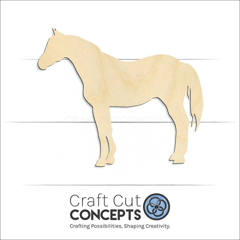 Craft Cut Concepts Logo under a wood Horse -5 craft shape and blank