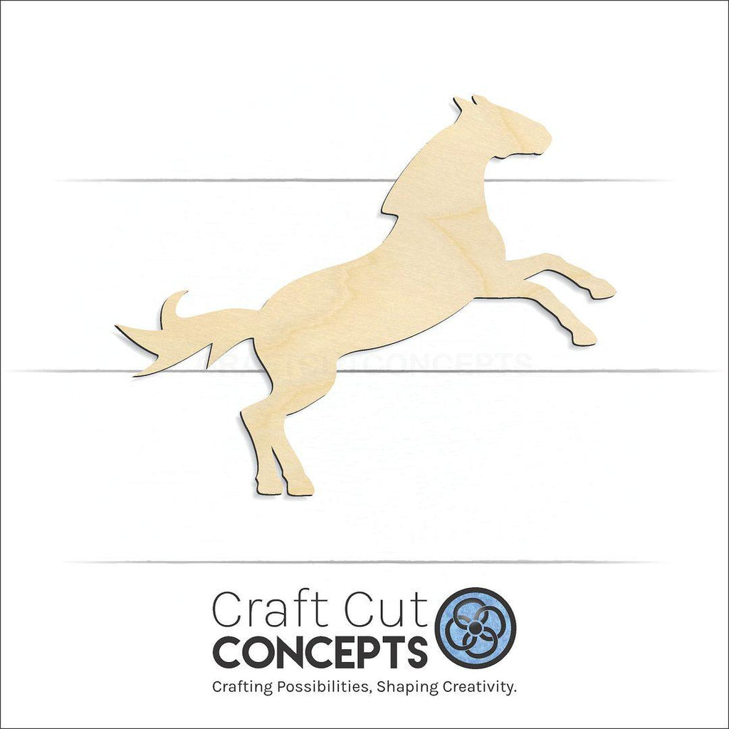 Craft Cut Concepts Logo under a wood Horse -6 craft shape and blank