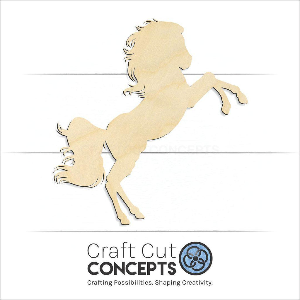 Craft Cut Concepts Logo under a wood Horse -7 craft shape and blank