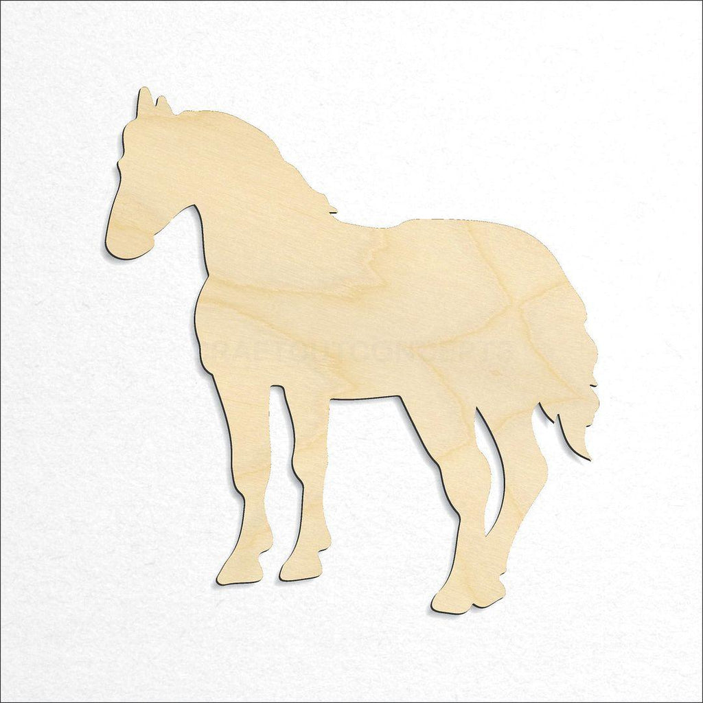 Wooden Horse craft shape available in sizes of 2 inch and up